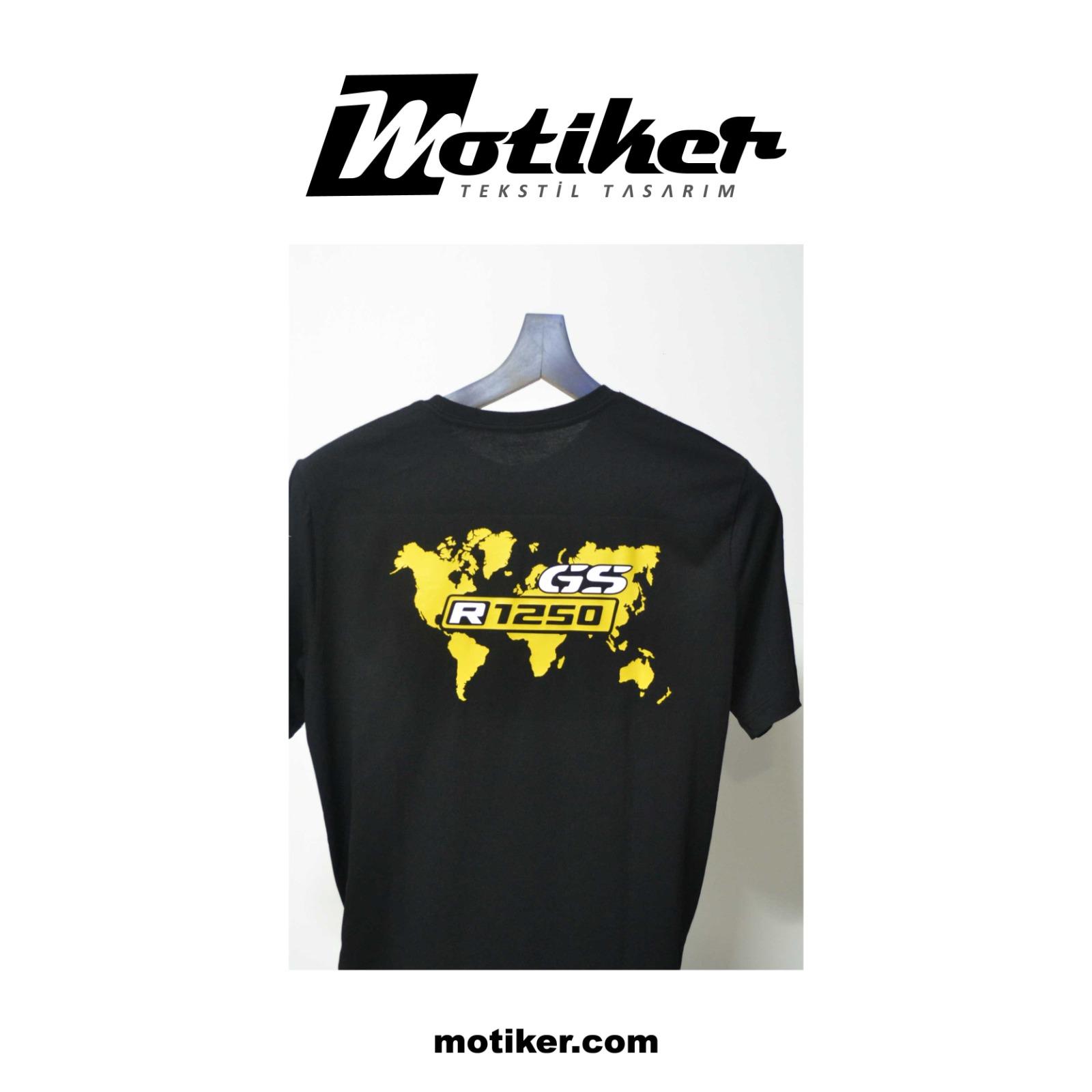 BMW Adventure 1250GS Logolu Baskılı Tişört Modeli