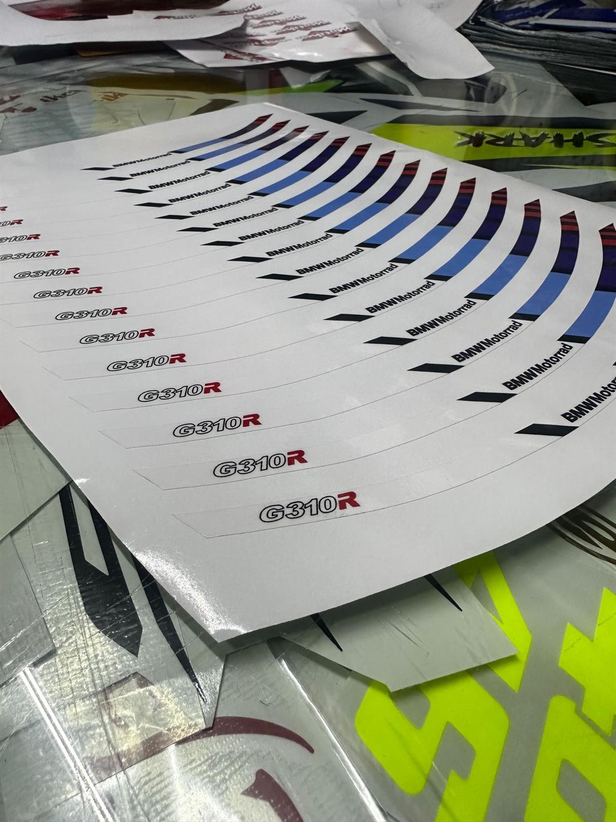 BMW G310R Jant Sticker Etiket Modeli