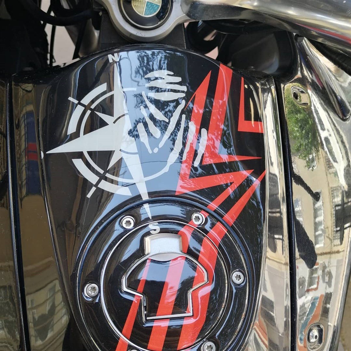 BMW R 1100 RT Tank Pad Damla Sticker Etiket Modeli