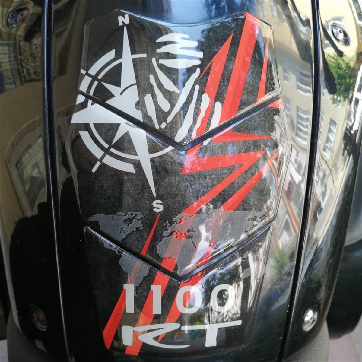 BMW R 1100 RT Tank Pad Damla Sticker Etiket Modeli