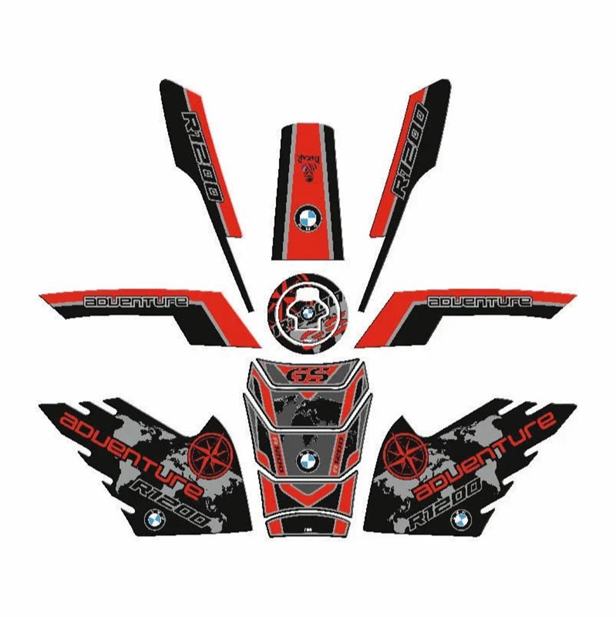 BMW R1200 TANK PAD SET MODELİ