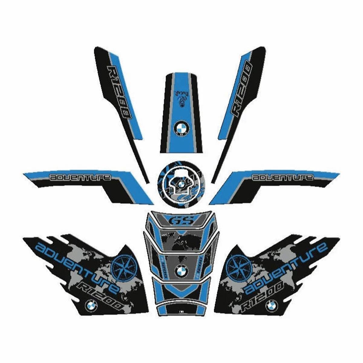 BMW R1200 TANK PAD SET MODELİ