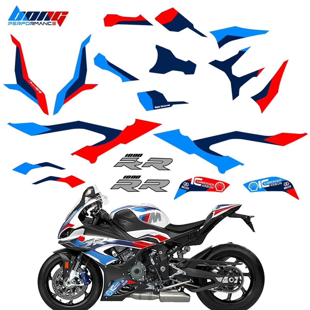BMW s1000rr Performance Sticker Model