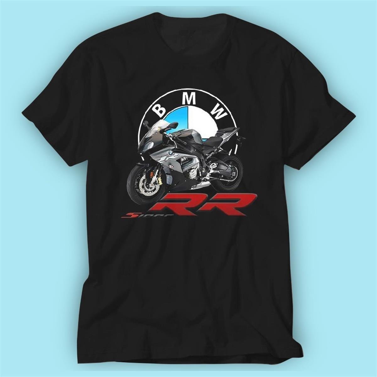 BMW S1000RR SiyahBaskılı Tshirt Modeli