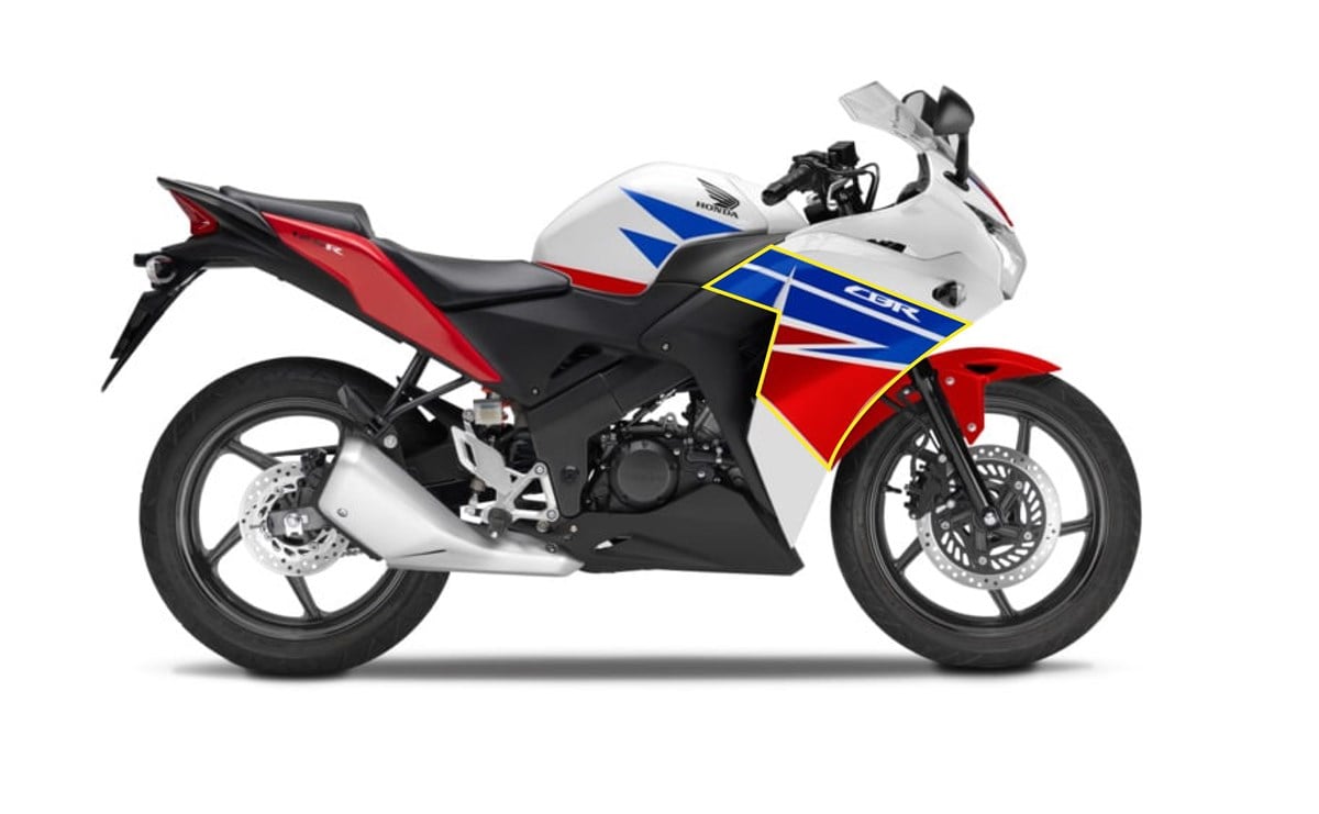 Cbr125R 2013 HRC Sol Grenaj Sticker