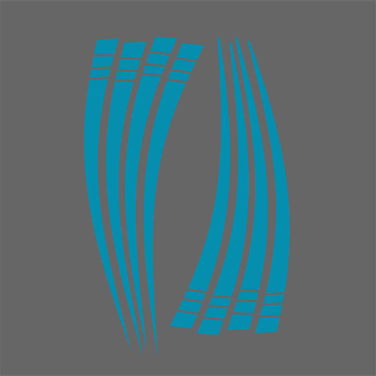 CF Moto 250 SR Motosiklet Jant Dışı Üçgen Tasarım Sticker Etiket Modeli