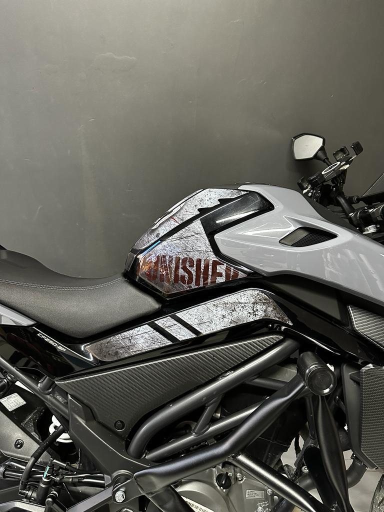 CF MOTO 250NK 2023 Özel Tasarım Full Takım Tank Pad Punisher Set