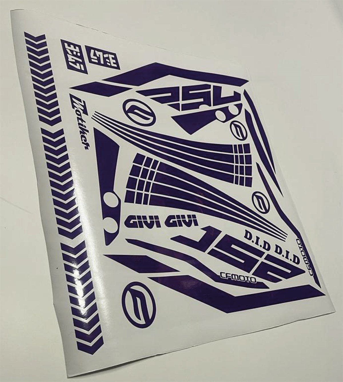 CF MOTO 250NK Mor Takım Sticker Modeli