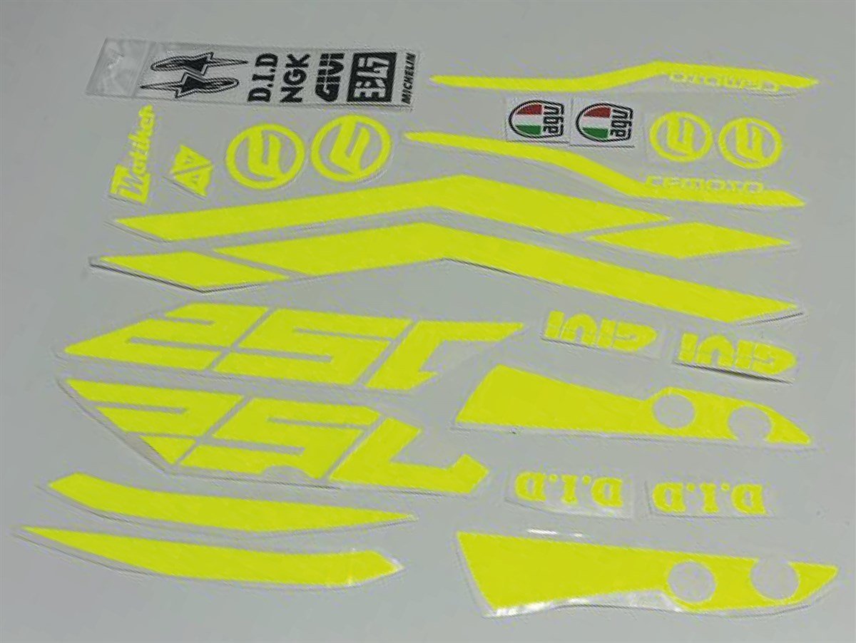 CF MOTO 250NK Neon Sarı Takım Sticker Modeli