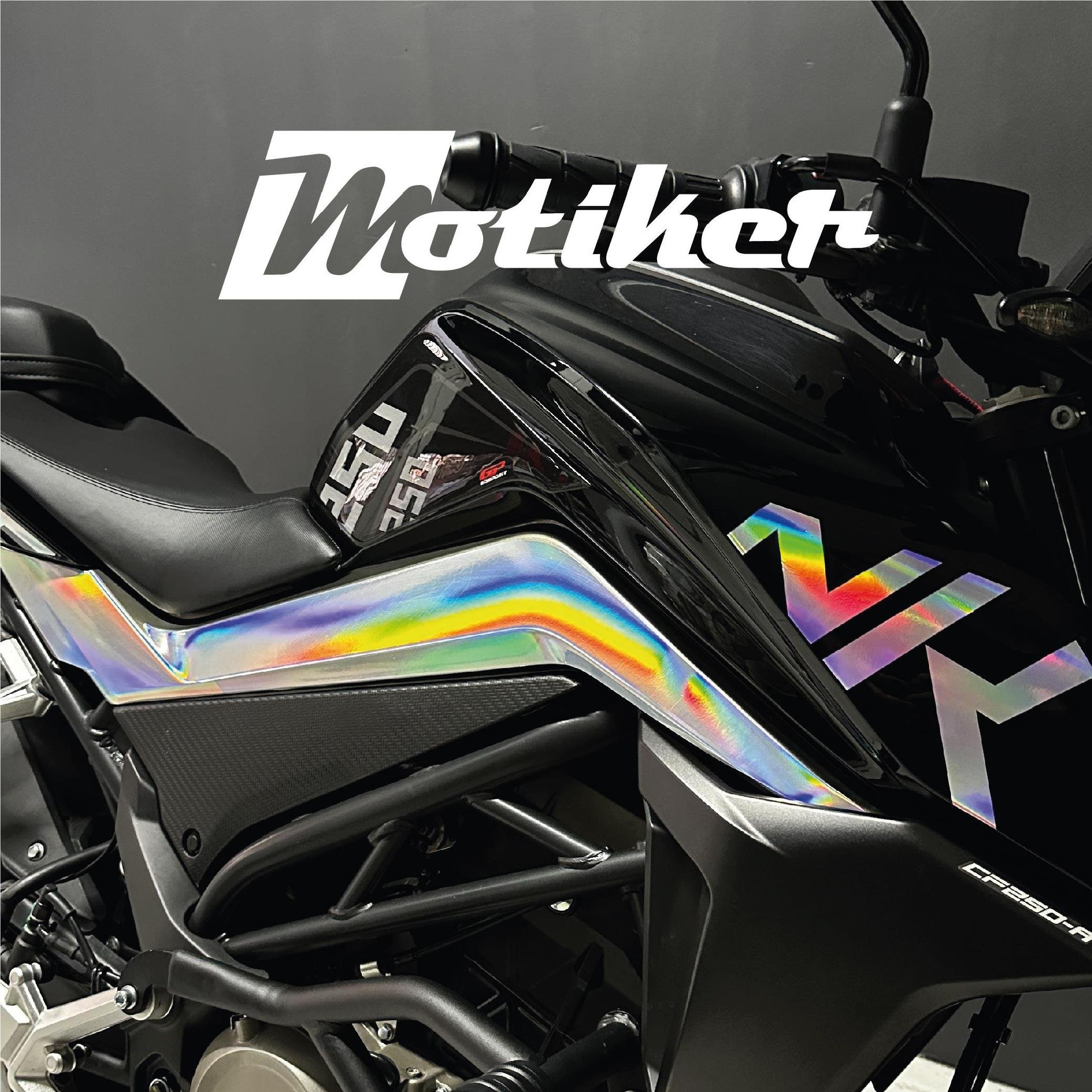 CF Moto 250NK Orta Şase Motosiklet Sticker Etiket Modeli 