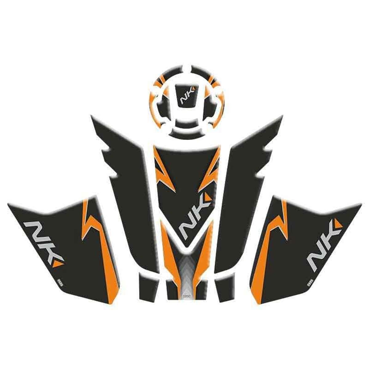 CF Moto 250NK Turuncu Runarte Yeni Kasa Tank Pad Set Sticker Model