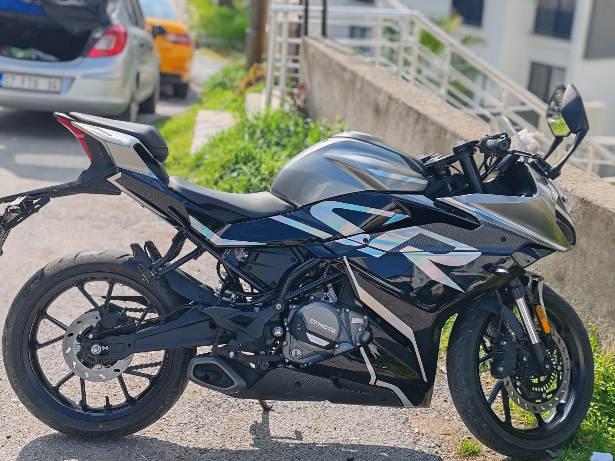 250SRCF MOTO 250SR Hologram Sticker Modeli