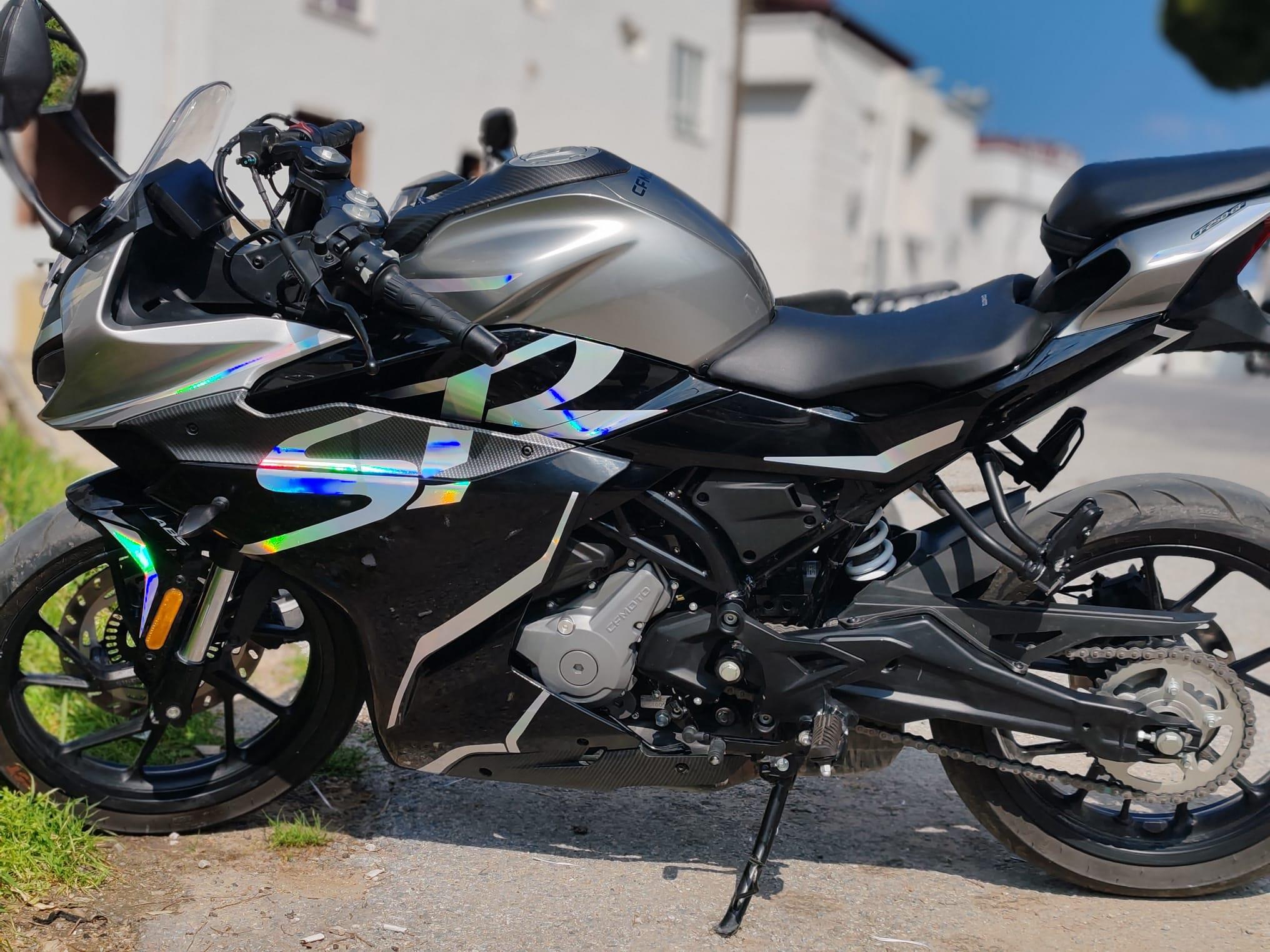 250SRCF MOTO 250SR Hologram Sticker Modeli