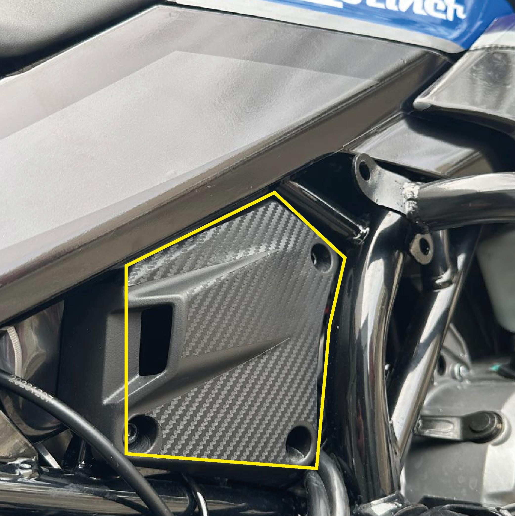 250SRCF MOTO 250SR ORTA KAPAK SAĞ SOL KARBON STİCKER