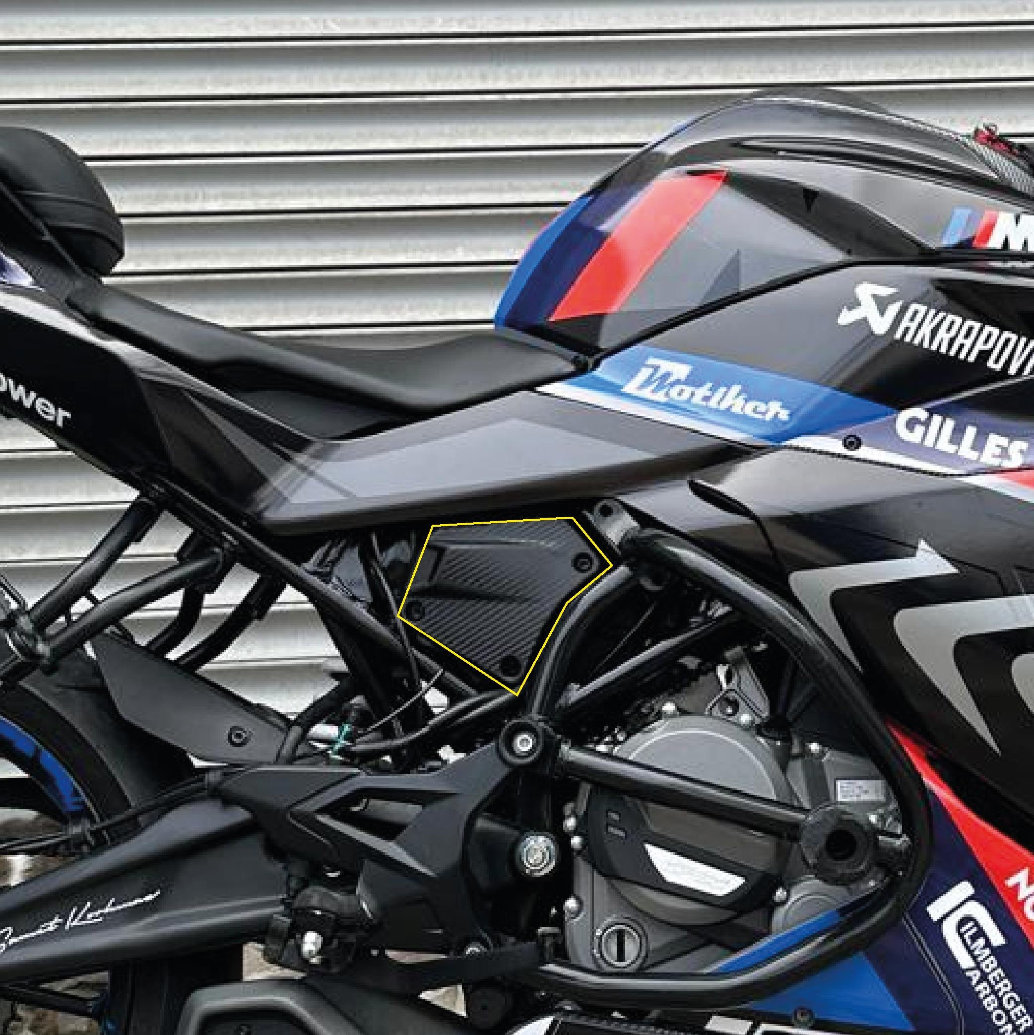 250SRCF MOTO 250SR ORTA KAPAK SAĞ SOL KARBON STİCKER