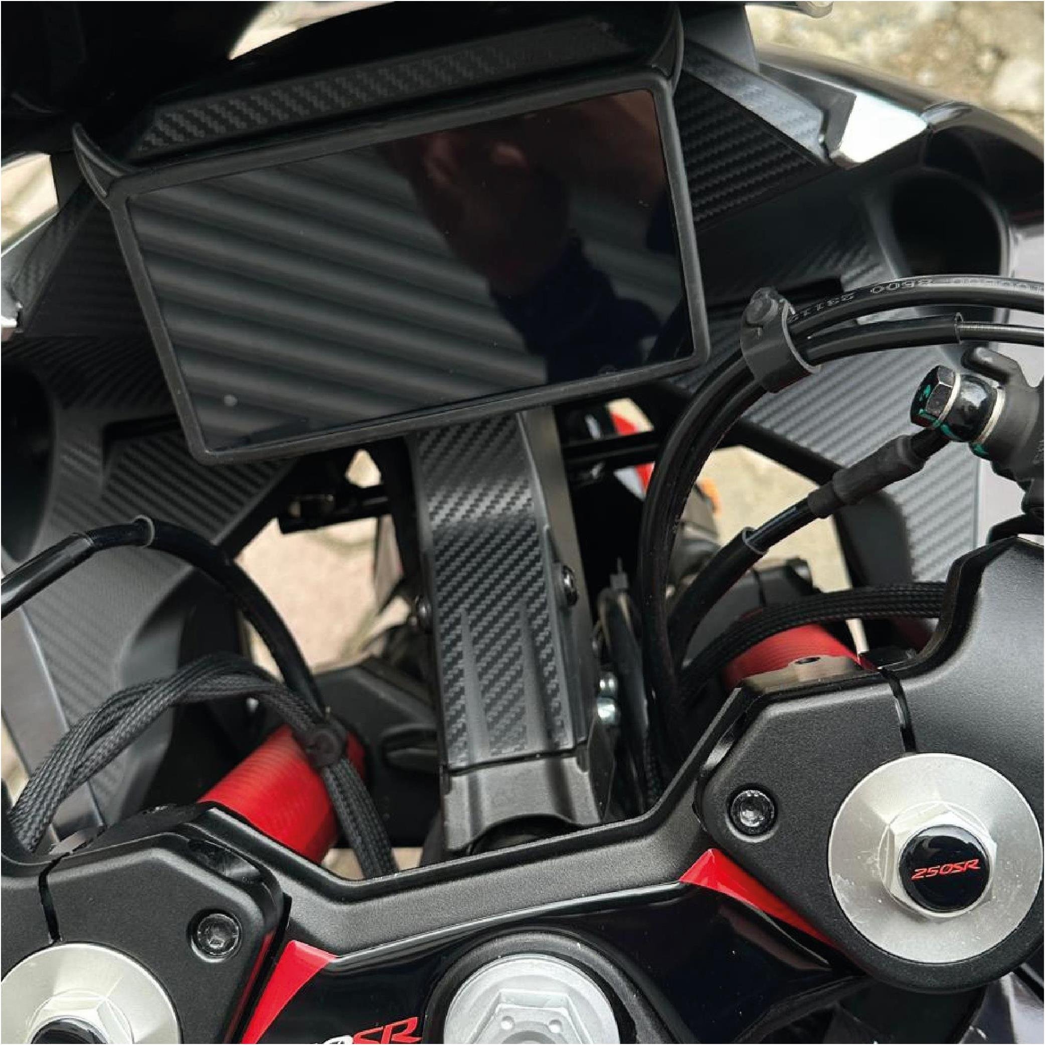 250SRCF MOTO 250SR ŞASE DEMİRİ KARBON FOLYO 