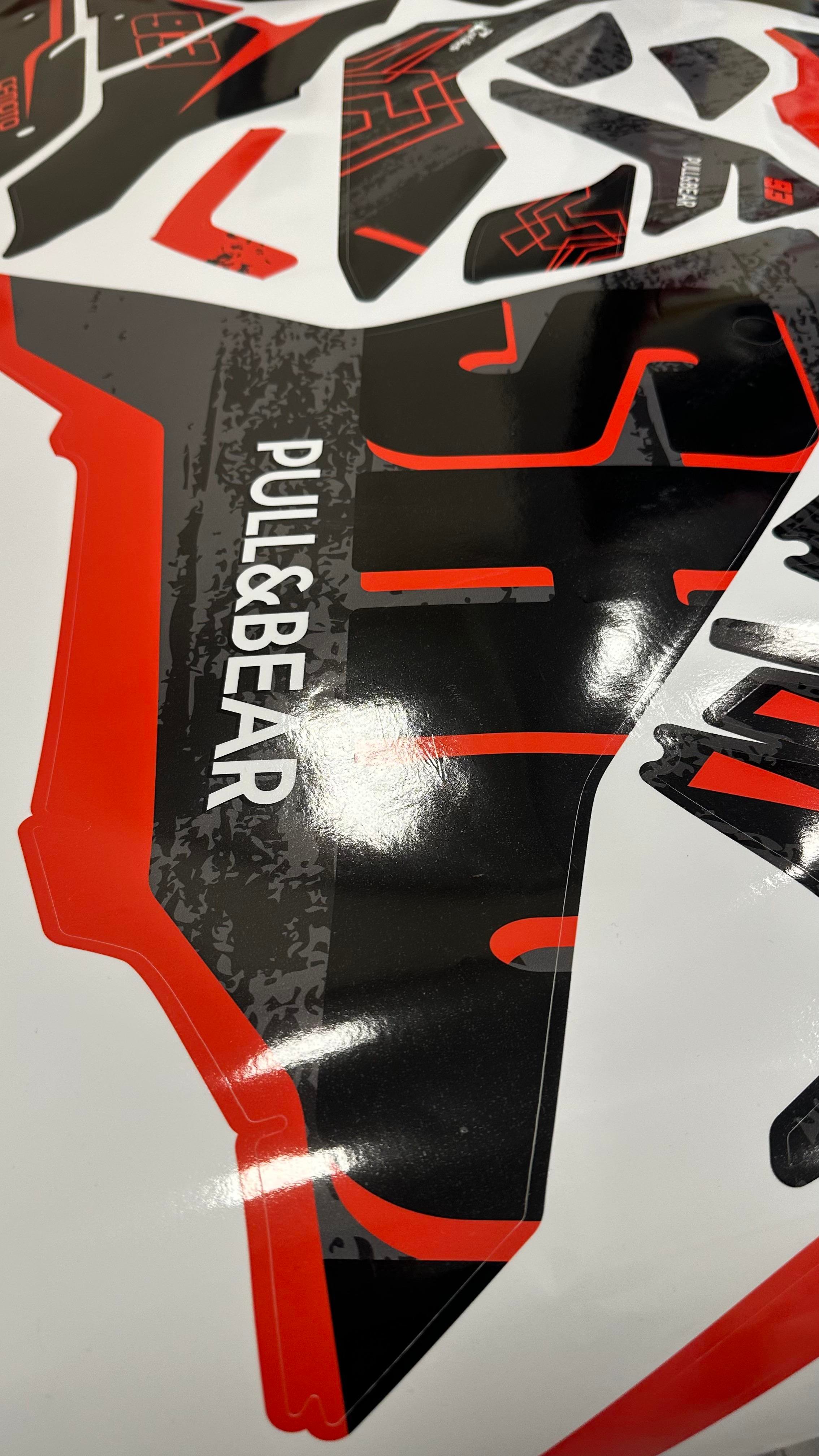 MotosikletCF Moto 250Sr Shoei Sticker Etiket Model