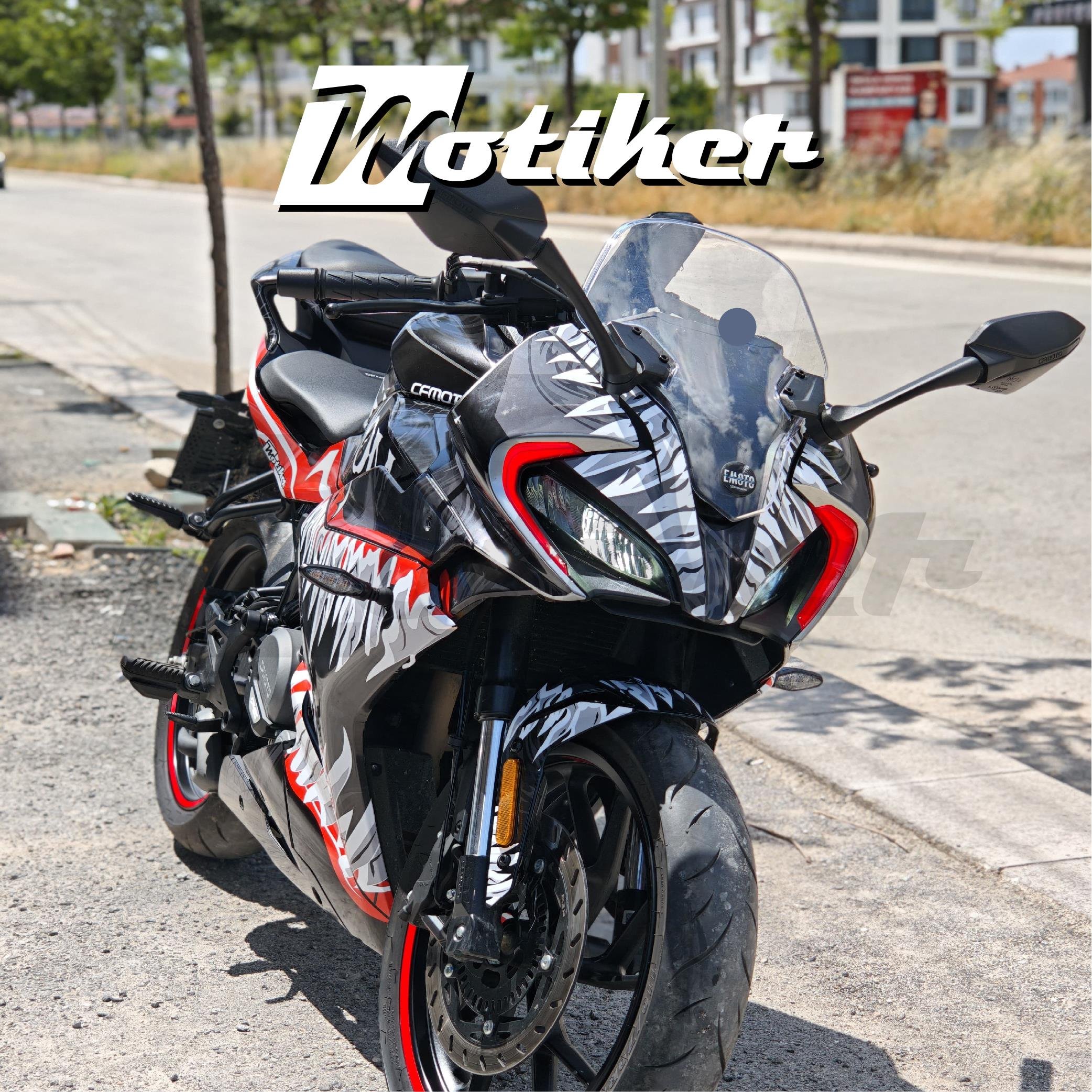MotosikletCF Moto 250Sr Venom Sticker Etiket Model