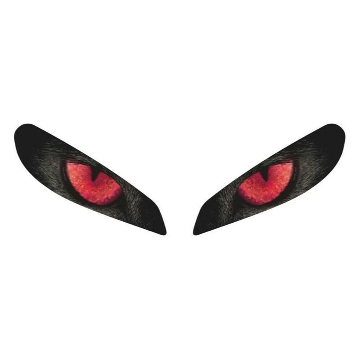 250SRCF Moto 250Sr Wolf Eyes Far Sticker Etiket Model Kırmızı