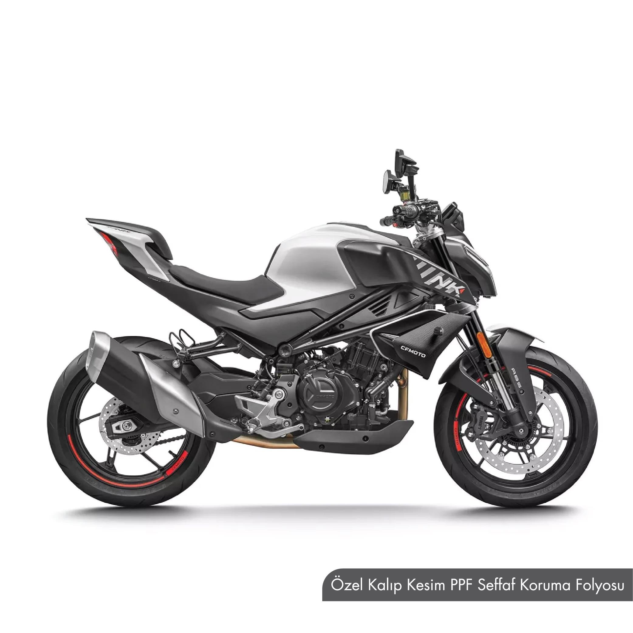 450SRCF Moto 450NK Arka Stop Camı Koruması Şeffaf (PPF) Koruma Film