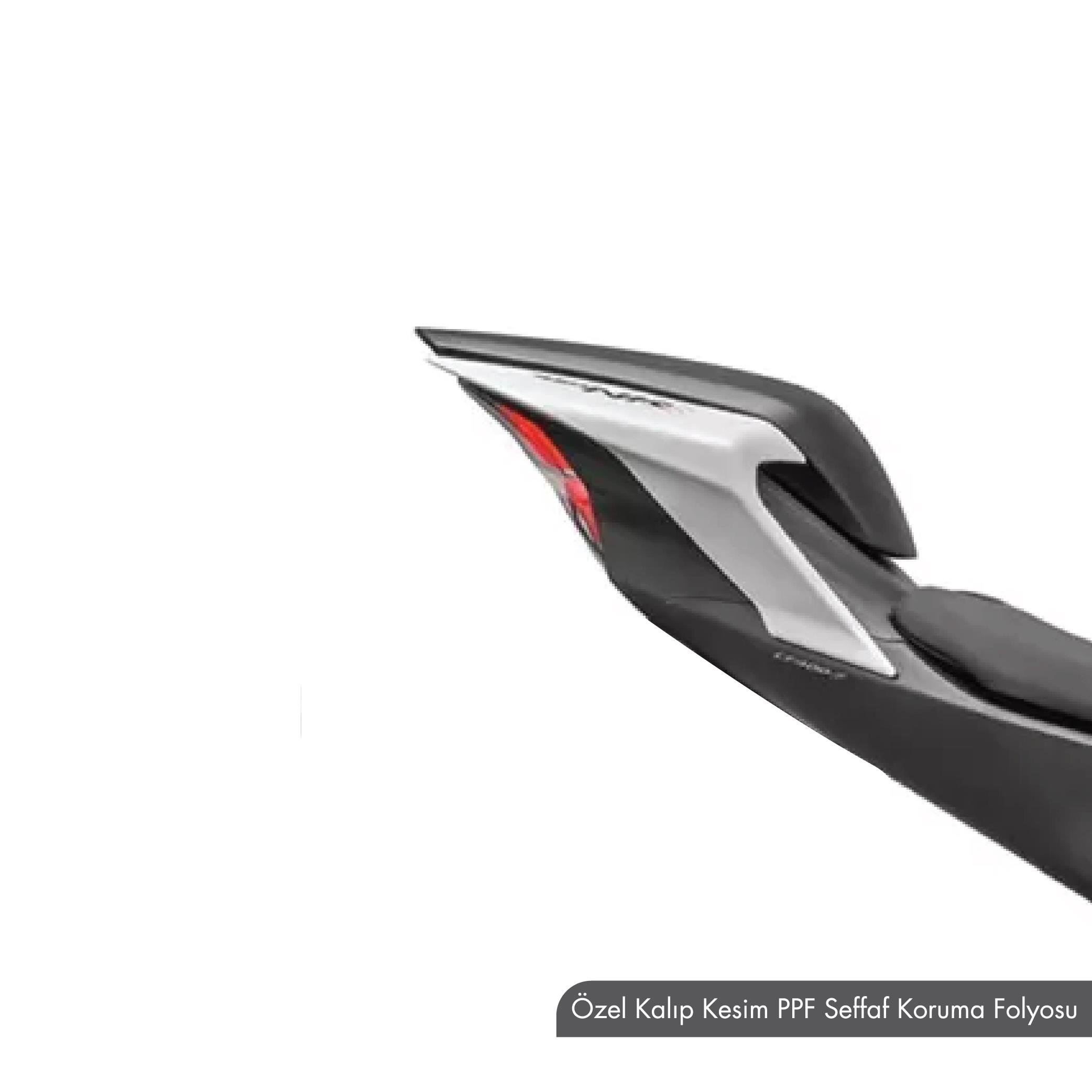 450SRCF Moto 450NK Arka Stop Camı Koruması Şeffaf (PPF) Koruma Film