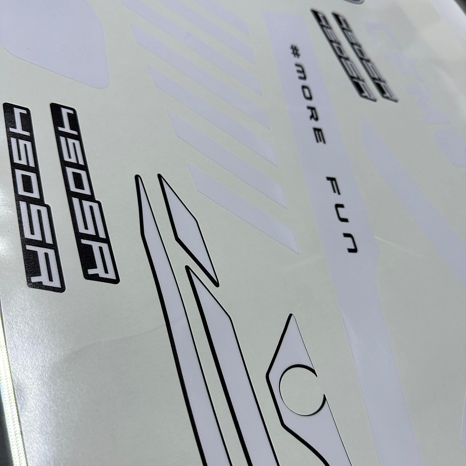 450SRCF MOTO 450SR Beyaz Orijinal Tasarım Takım Sticker