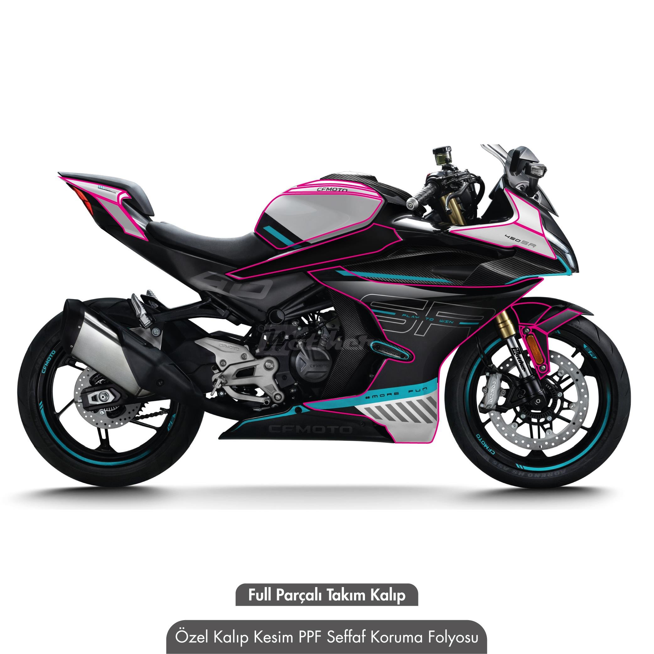 450SRCF MOTO 450SR PPF Kaplama Modeli