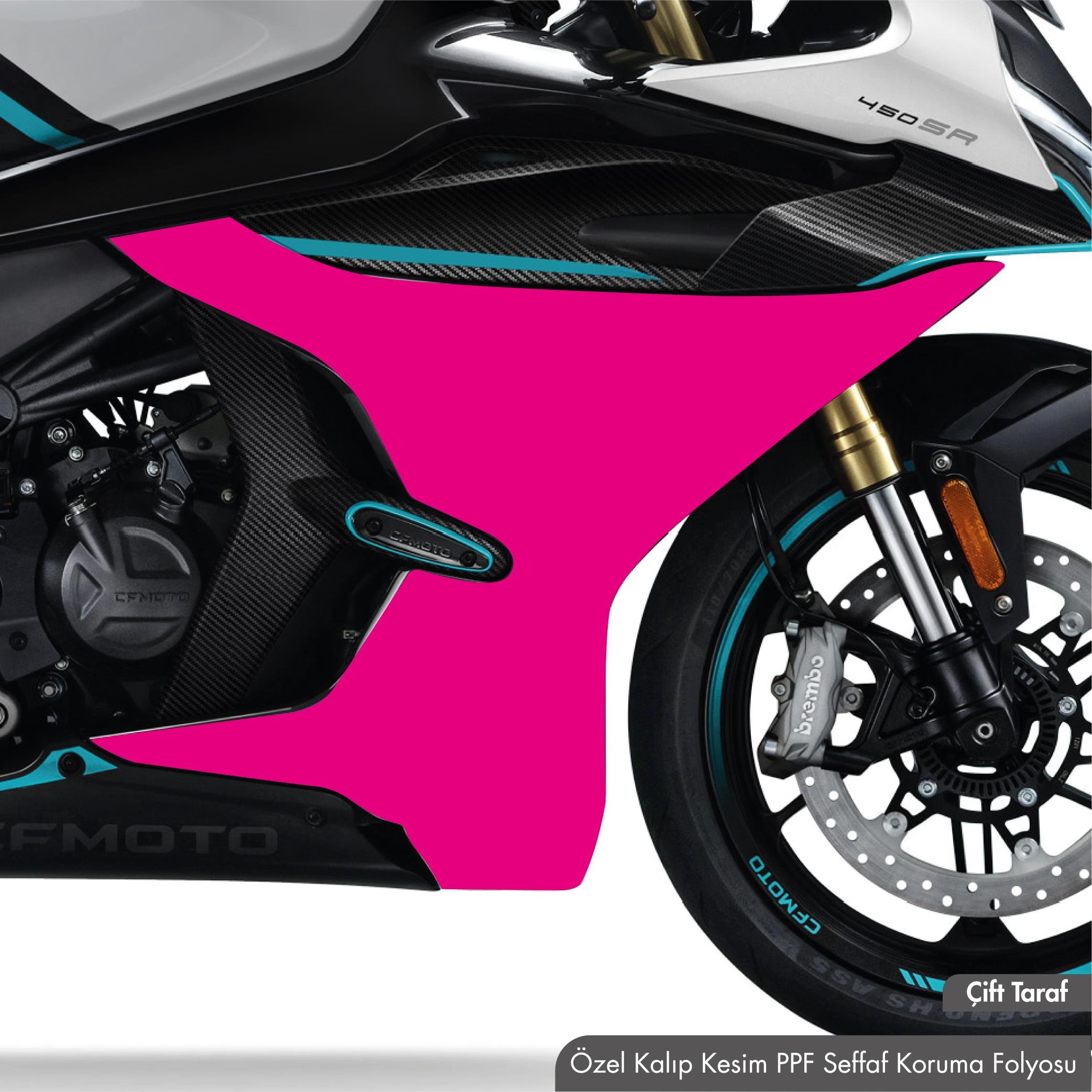 450SRCF MOTO 450SR PPF Kaplama Modeli