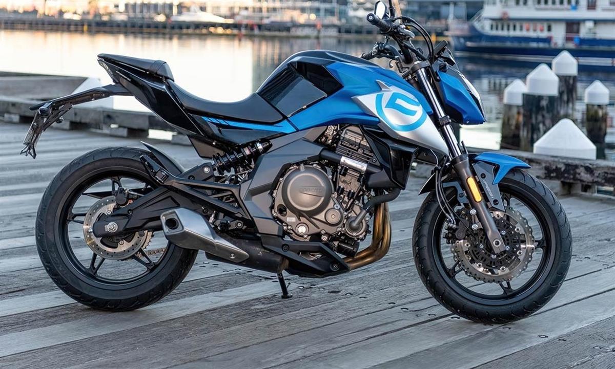 CF Moto 650Nk Mavi Orjinal Sticker Etiket Model