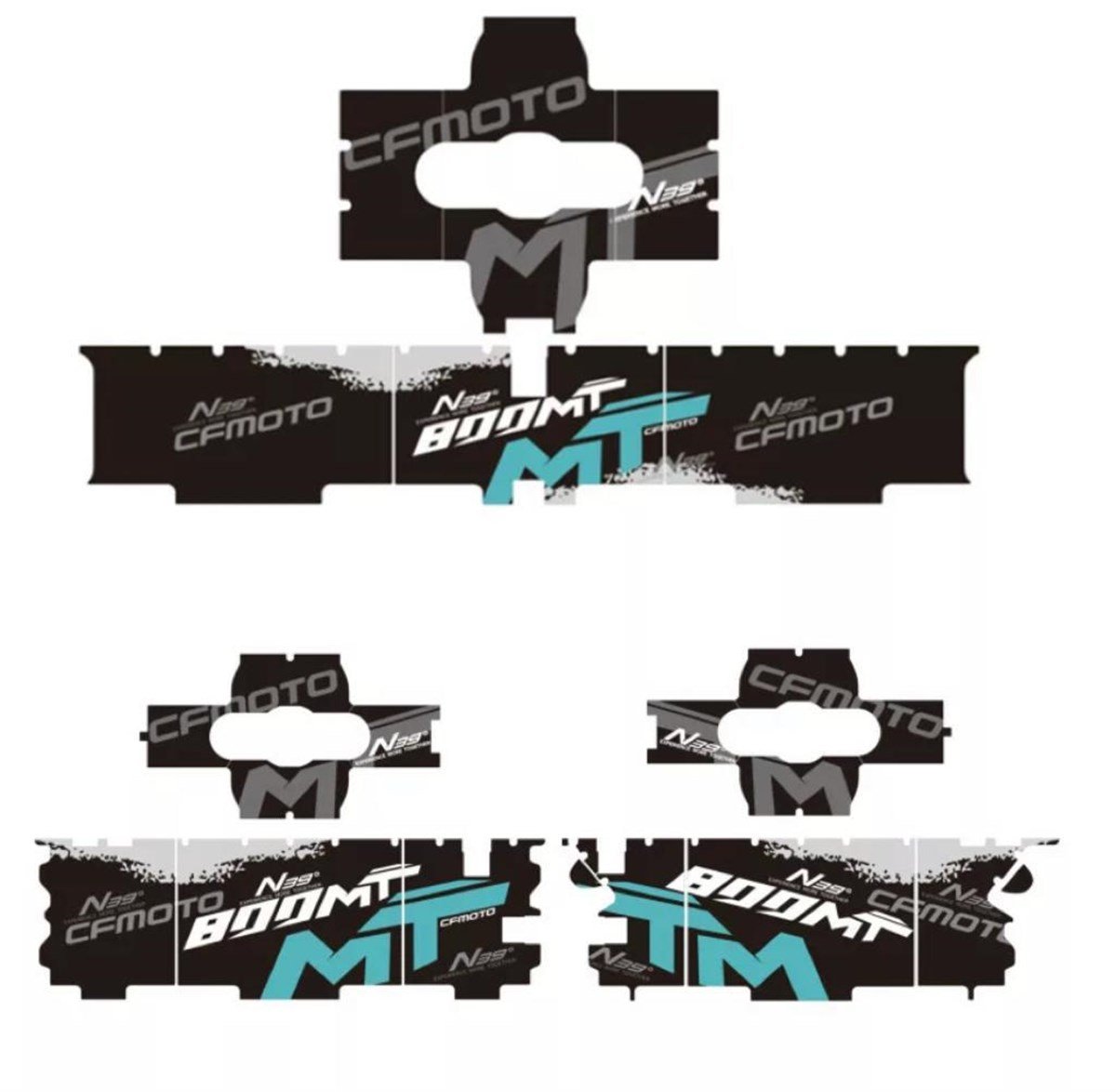 CF MOTO 800 MT Sticker Etiket Modeli
