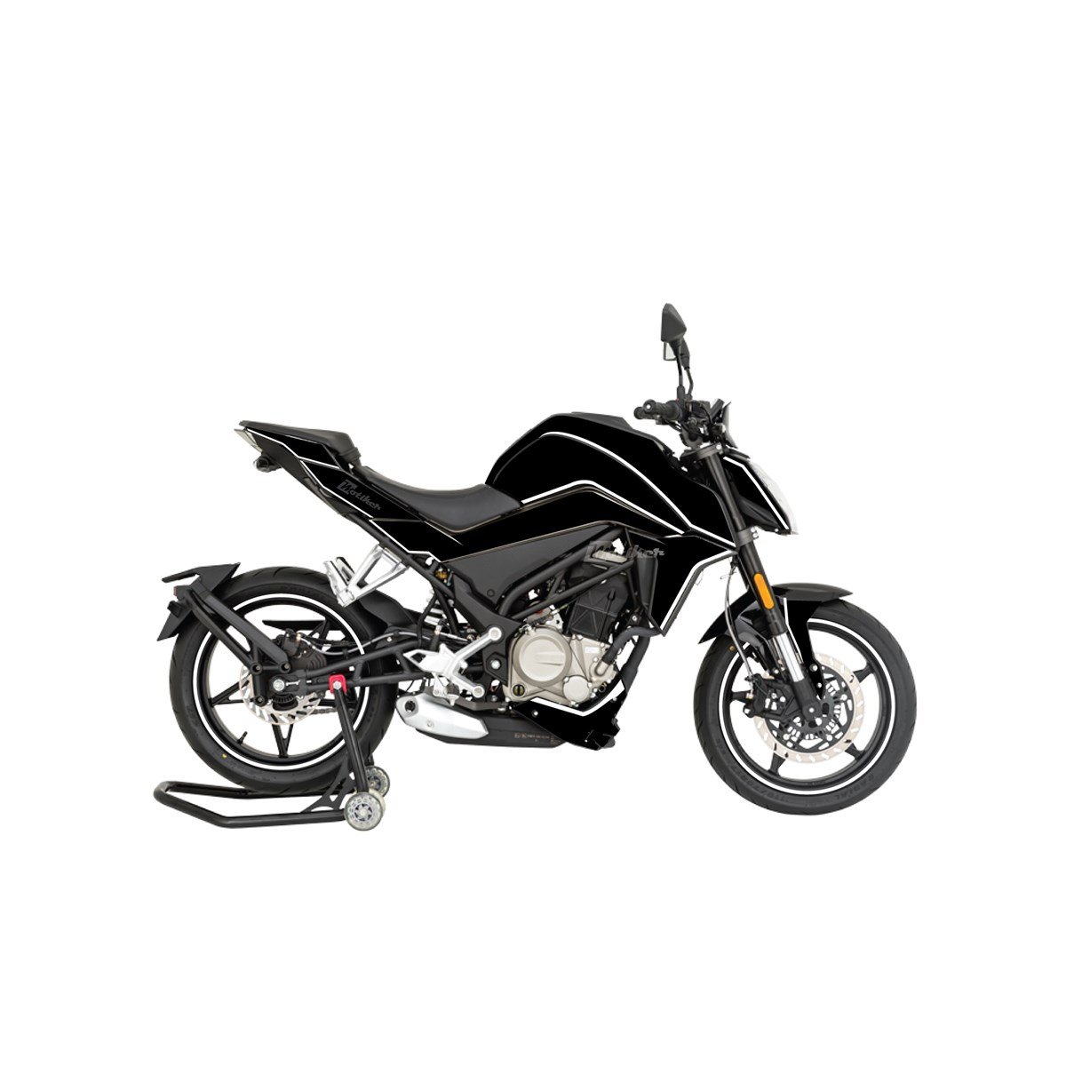 CF MOTO Çizgi İnce Detay Sticker Etiket Modeli 