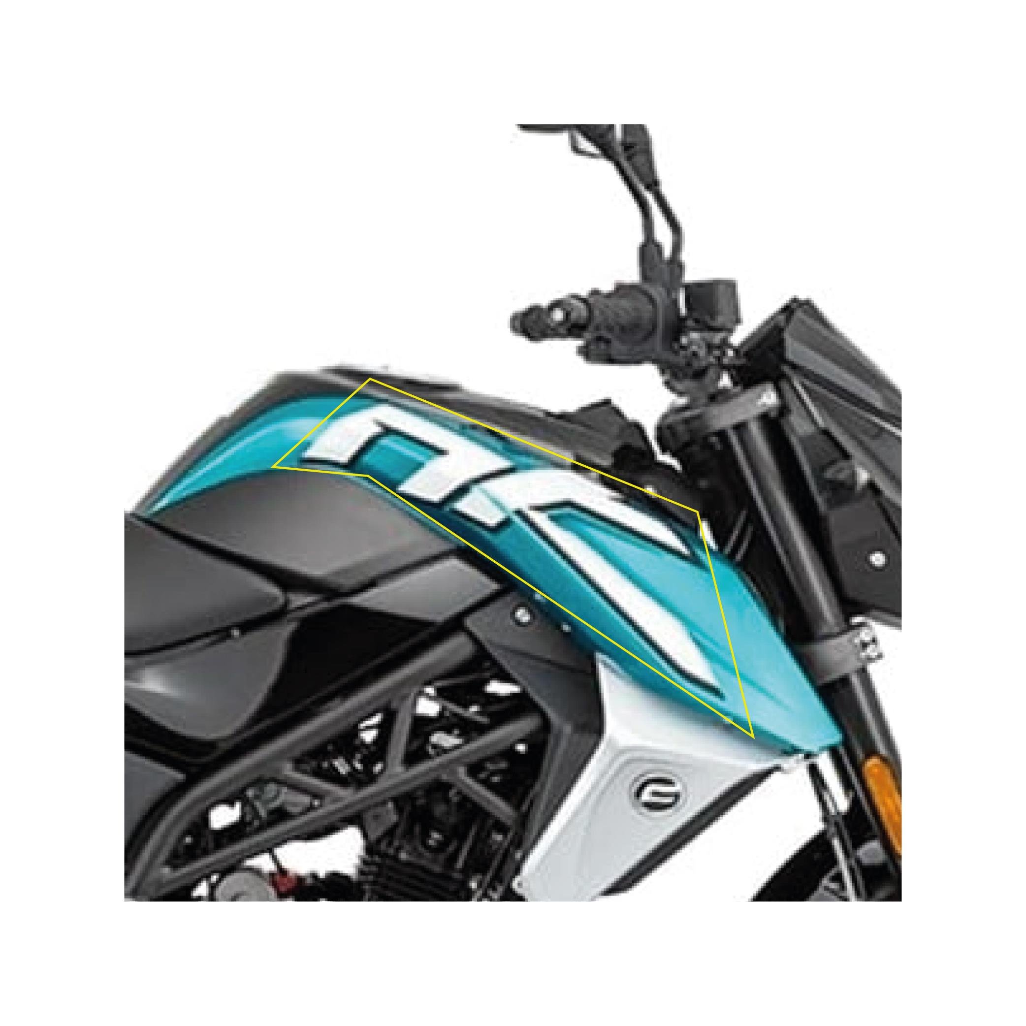 150 NKCF Moto NK 150 Turkuaz Orijinal SAĞ Sticker Etiket Modeli