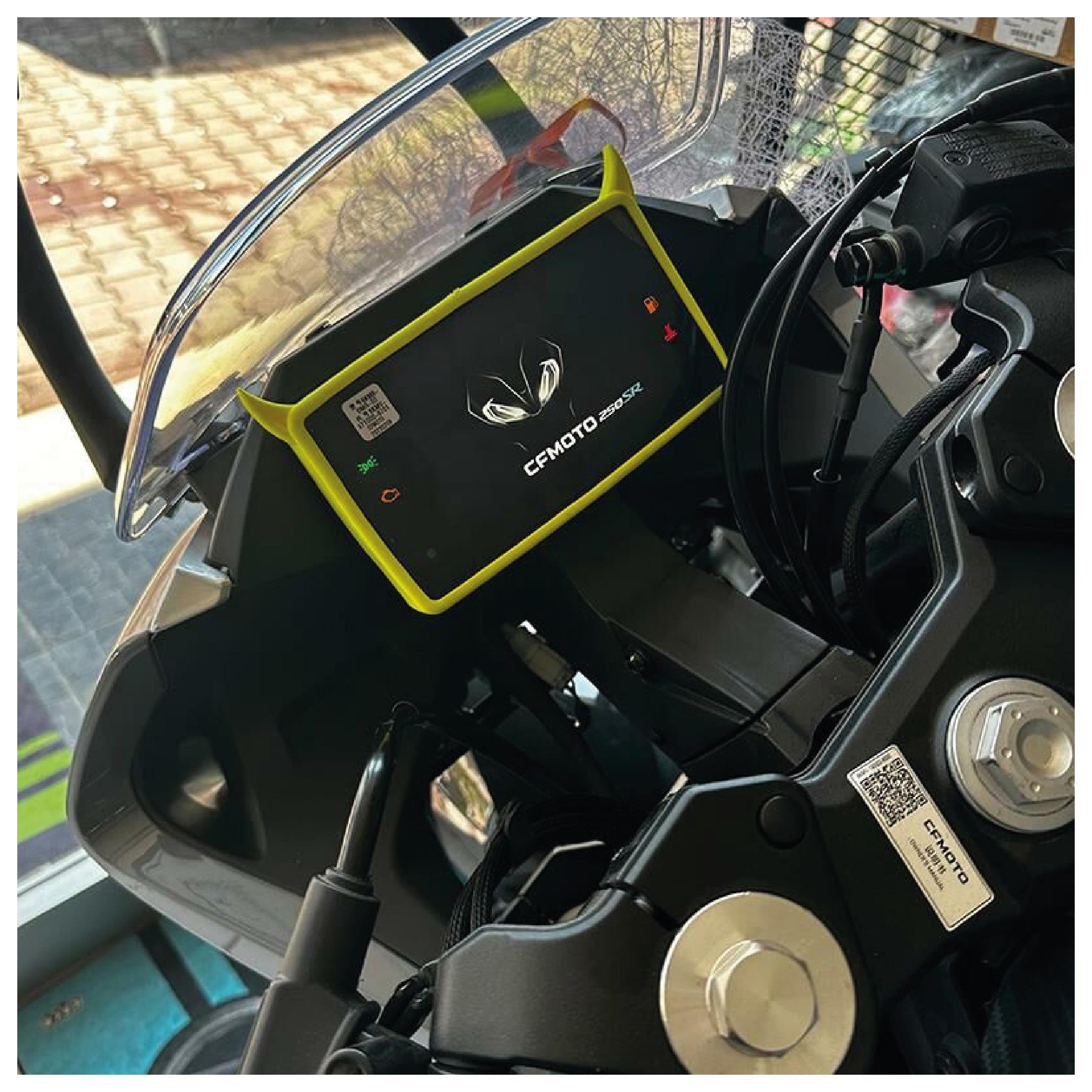 CF MOTO NK 250 2023 UYUMLU KM KORUYUCU KILIF NEON TURUNCU