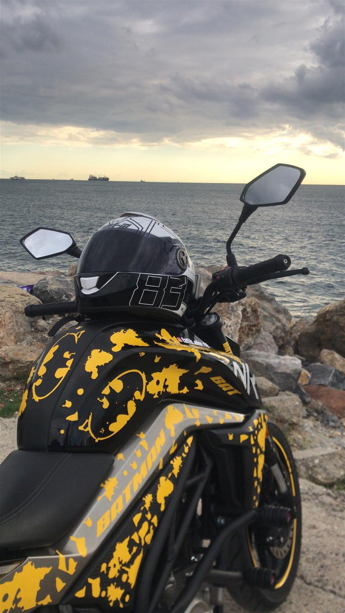 CF MOTO NK 250 Batman Sticker Etiket Modeli