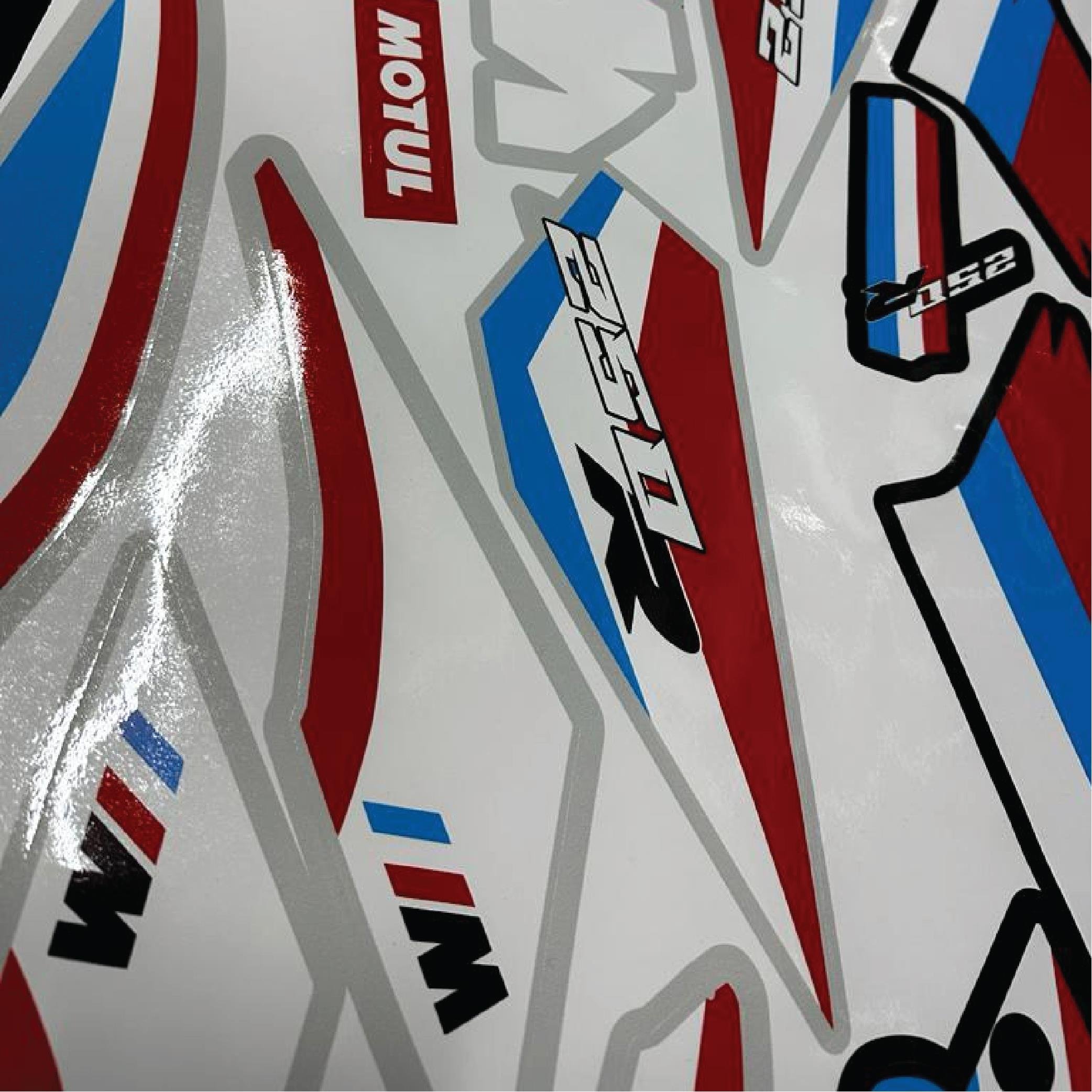 CF MOTO NK 250 BMW White Full Desen Parça Takım Sticker Modeli