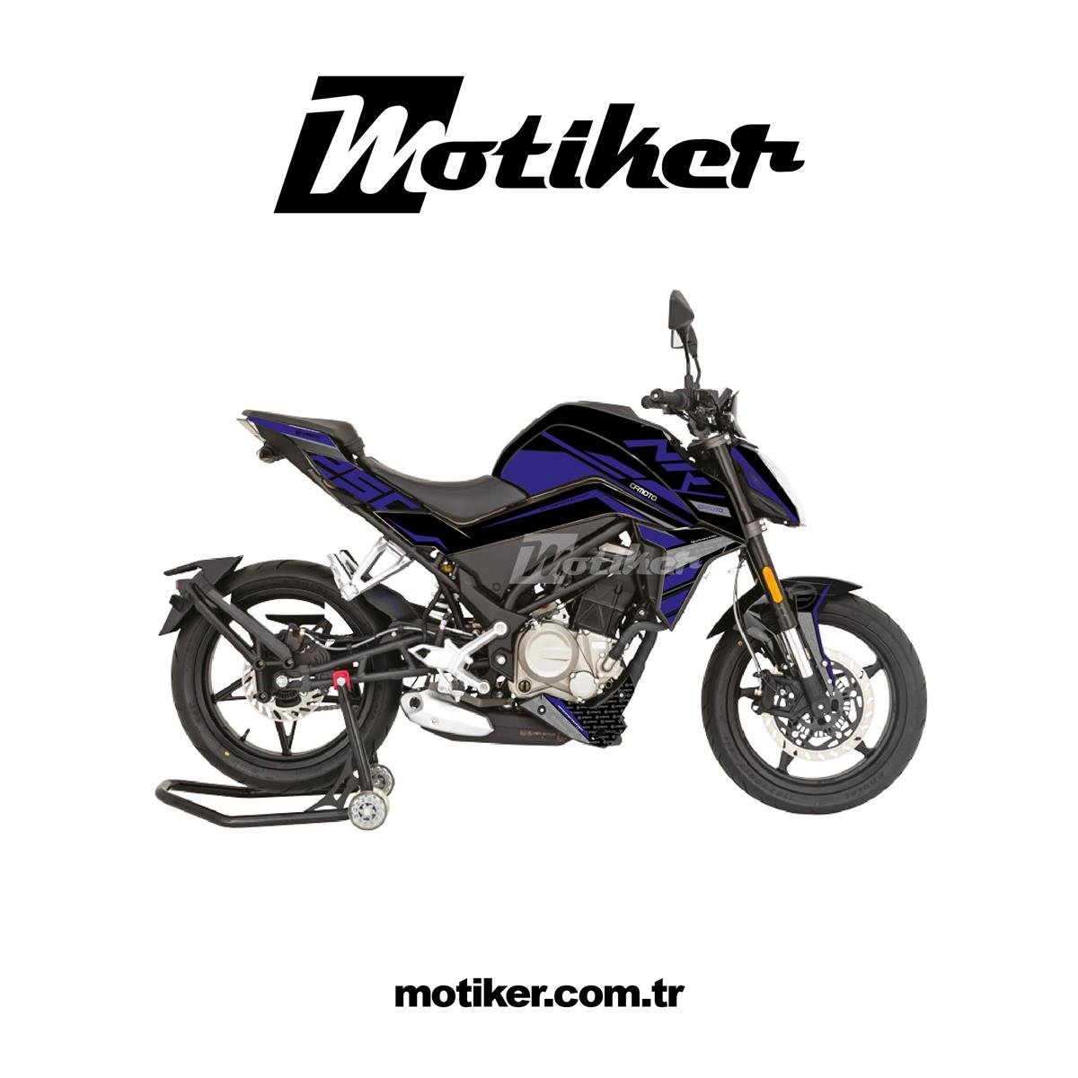 CF MOTO NK 250 - Class Model Parça Takım Sticker Etiket Modeli