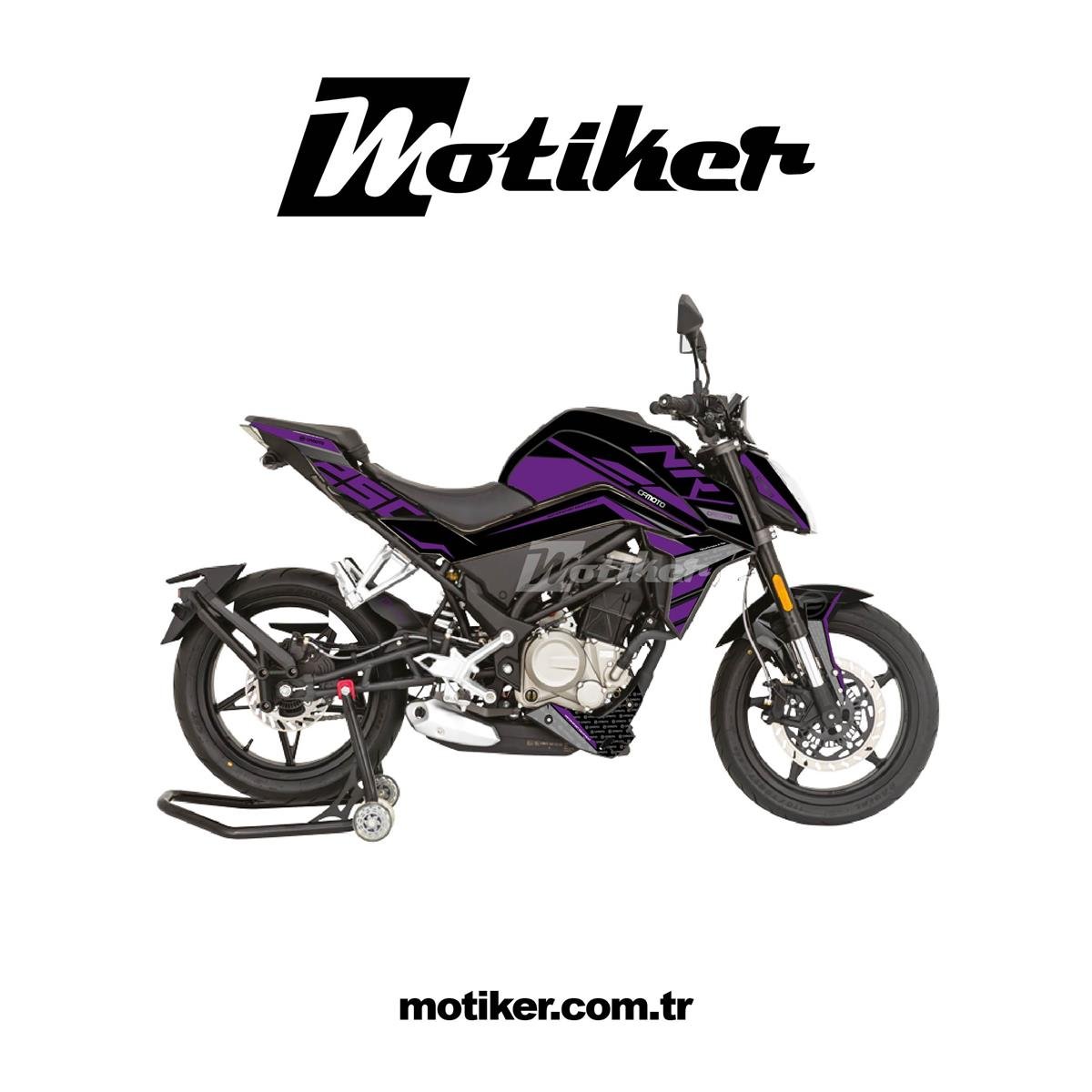 CF MOTO NK 250 - Class Model Parça Takım Sticker Etiket Modeli