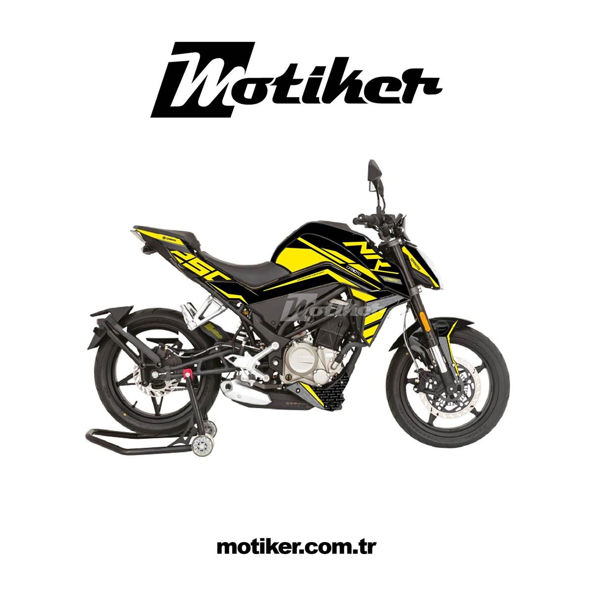 CF MOTO NK 250 - Class Model Parça Takım Sticker Etiket Modeli