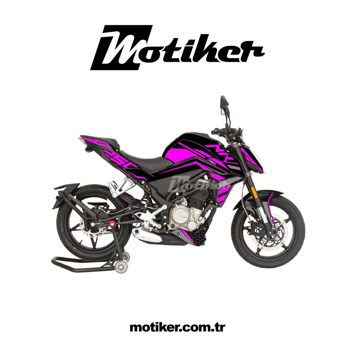 CF MOTO NK 250 - Class Model Parça Takım Sticker Etiket Modeli