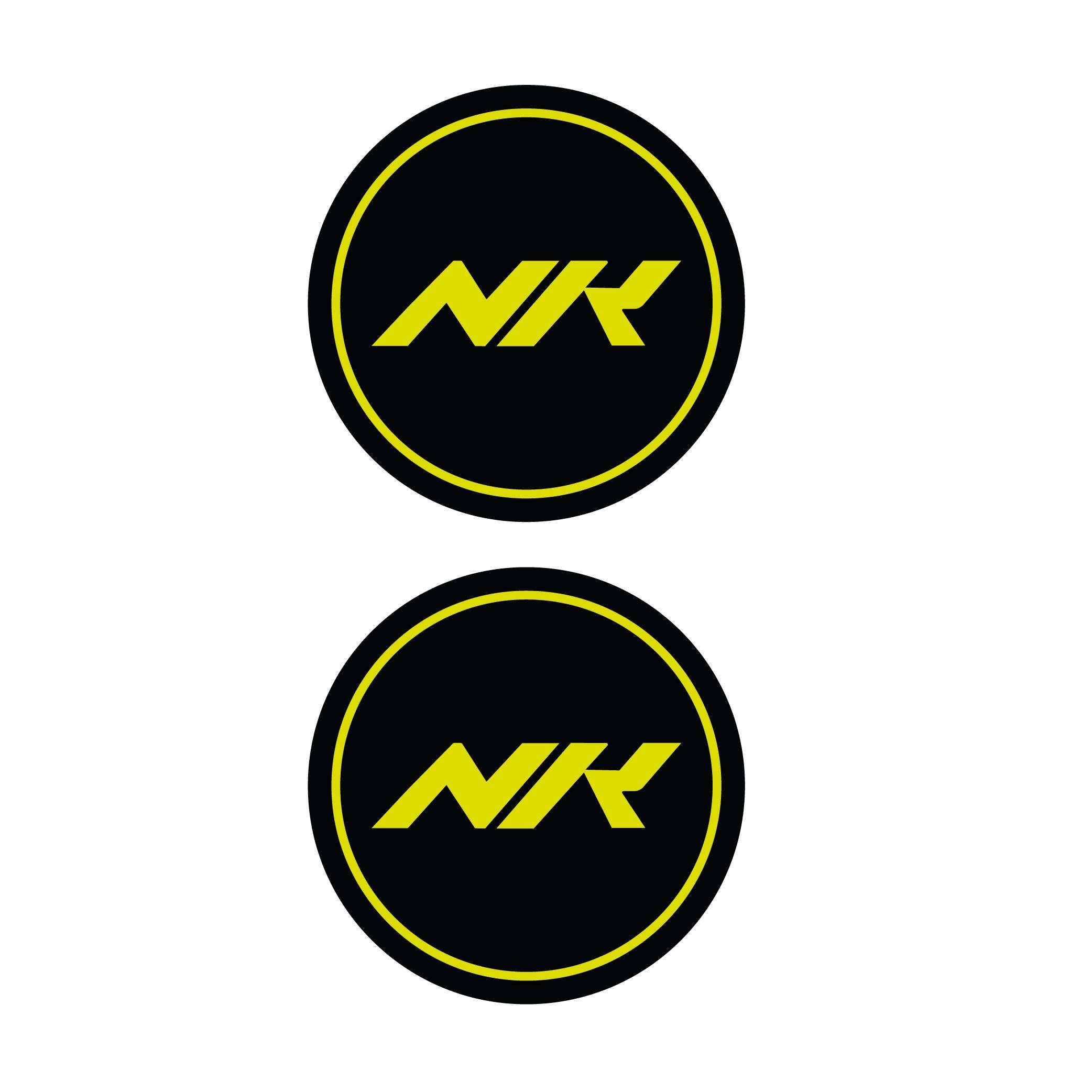 Takoz Damla StickerCf Moto NK Yazılı Koruma Takozu Motosiklet Damla Sticker Modeli Neon Yeşil (Sarı)