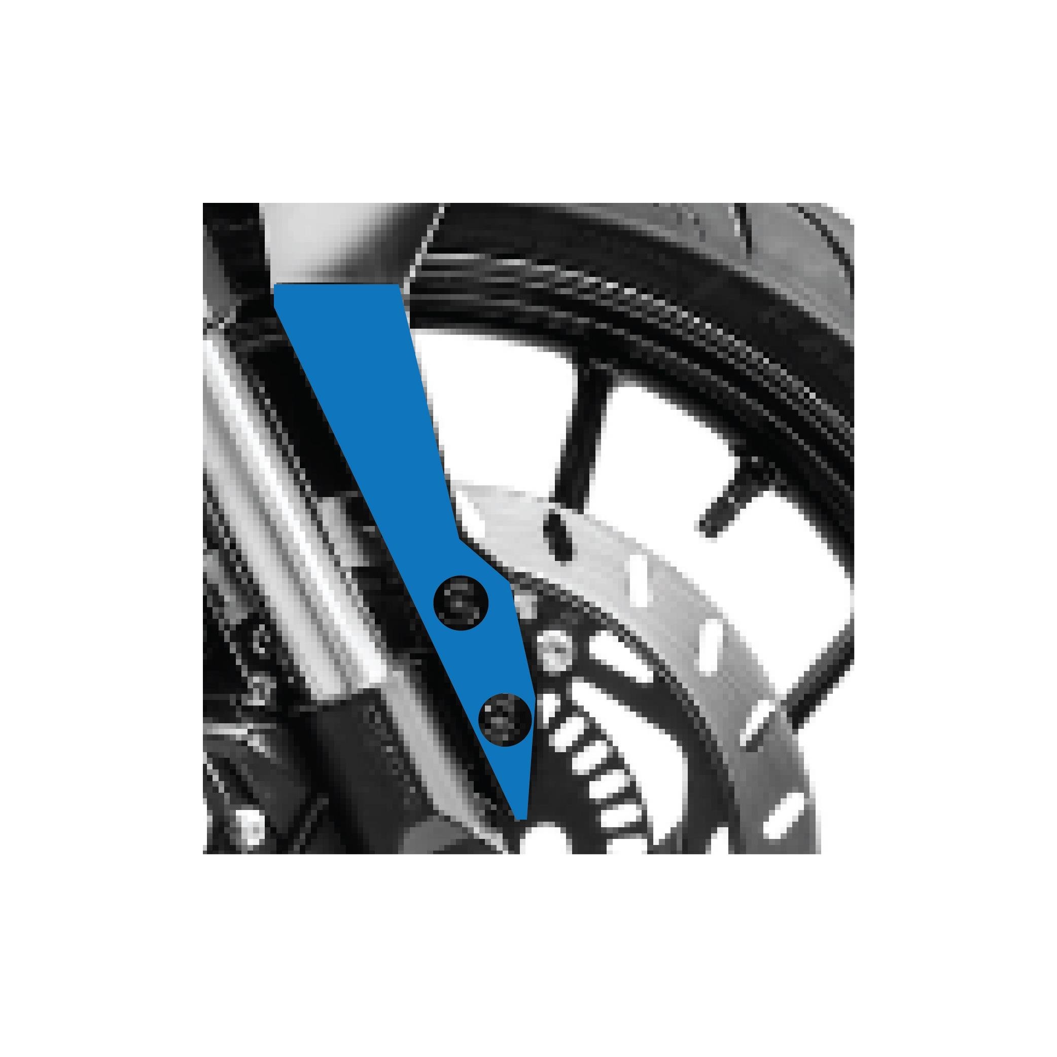 250 NKCF Moto NK250 Ön Çamurluk Sağ Sol Mavi Renk Sticker Etiket Kaplama Modeli 2019-2024