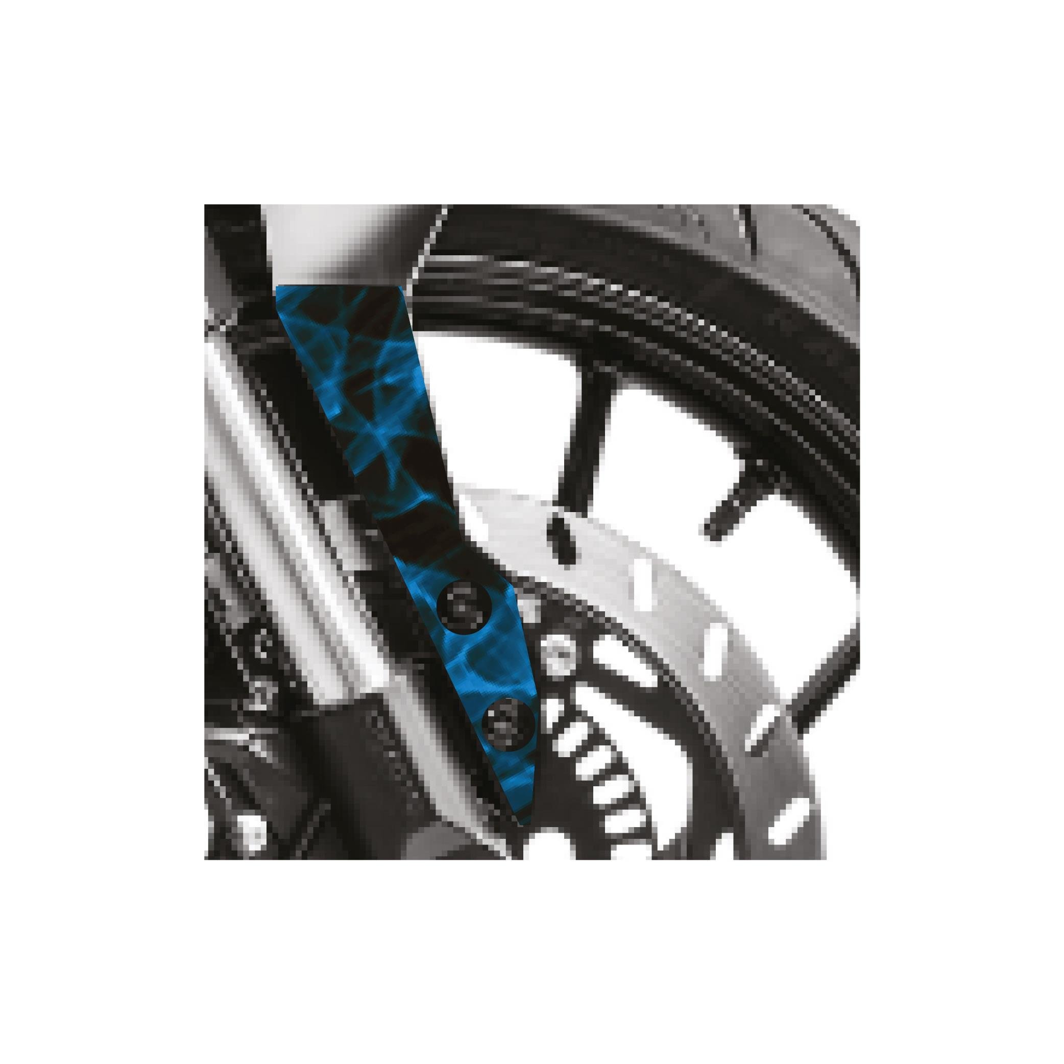 250 NKCF Moto NK250 Ön Çamurluk Sağ Sol Mavi Duman Renk Sticker Etiket Kaplama Modeli 2019-2024