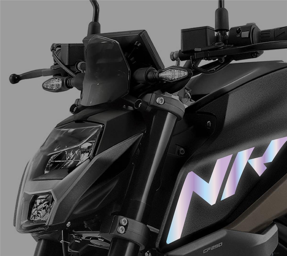 CF Moto NK250 Orjinal Tasarım Hologram Motosiklet Sticker Modeli