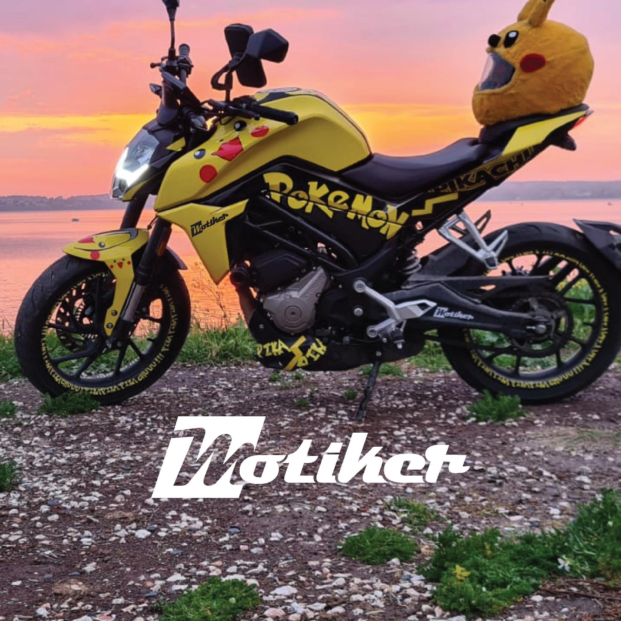 CF MOTO NKCF MOTO NK250 Pokemon Pikacu (Pikachu)Kaplama Sticker Modeli 