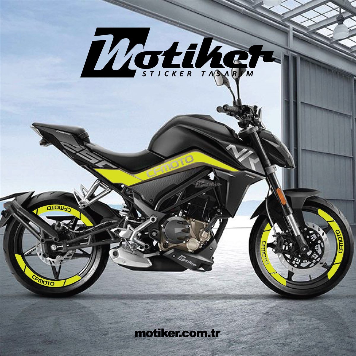 CF MOTO NK250 Şase ve Jant Sticker