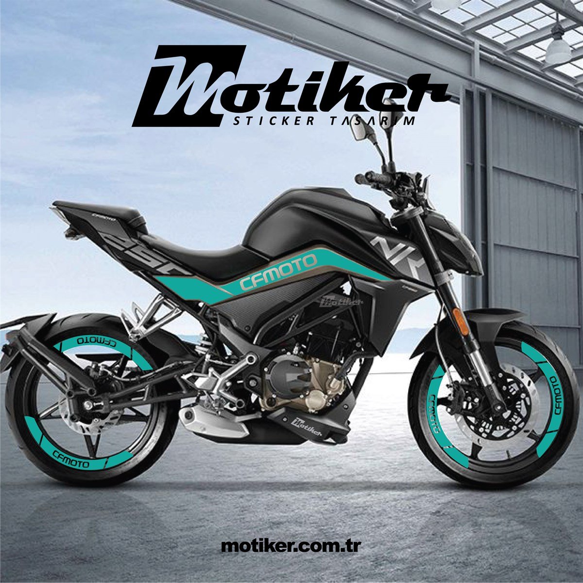 CF MOTO NK250 Şase ve Jant Sticker