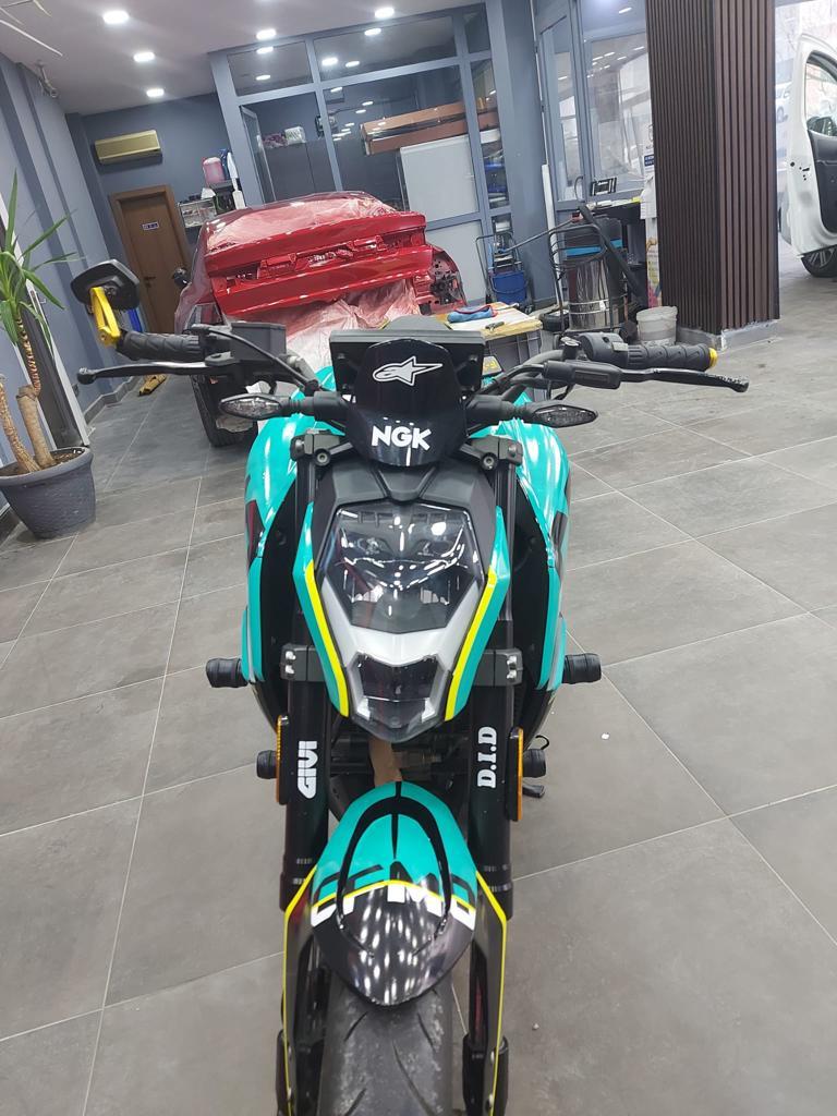 CF Moto NK250 Turkuaz Sticker Etiket Modeli