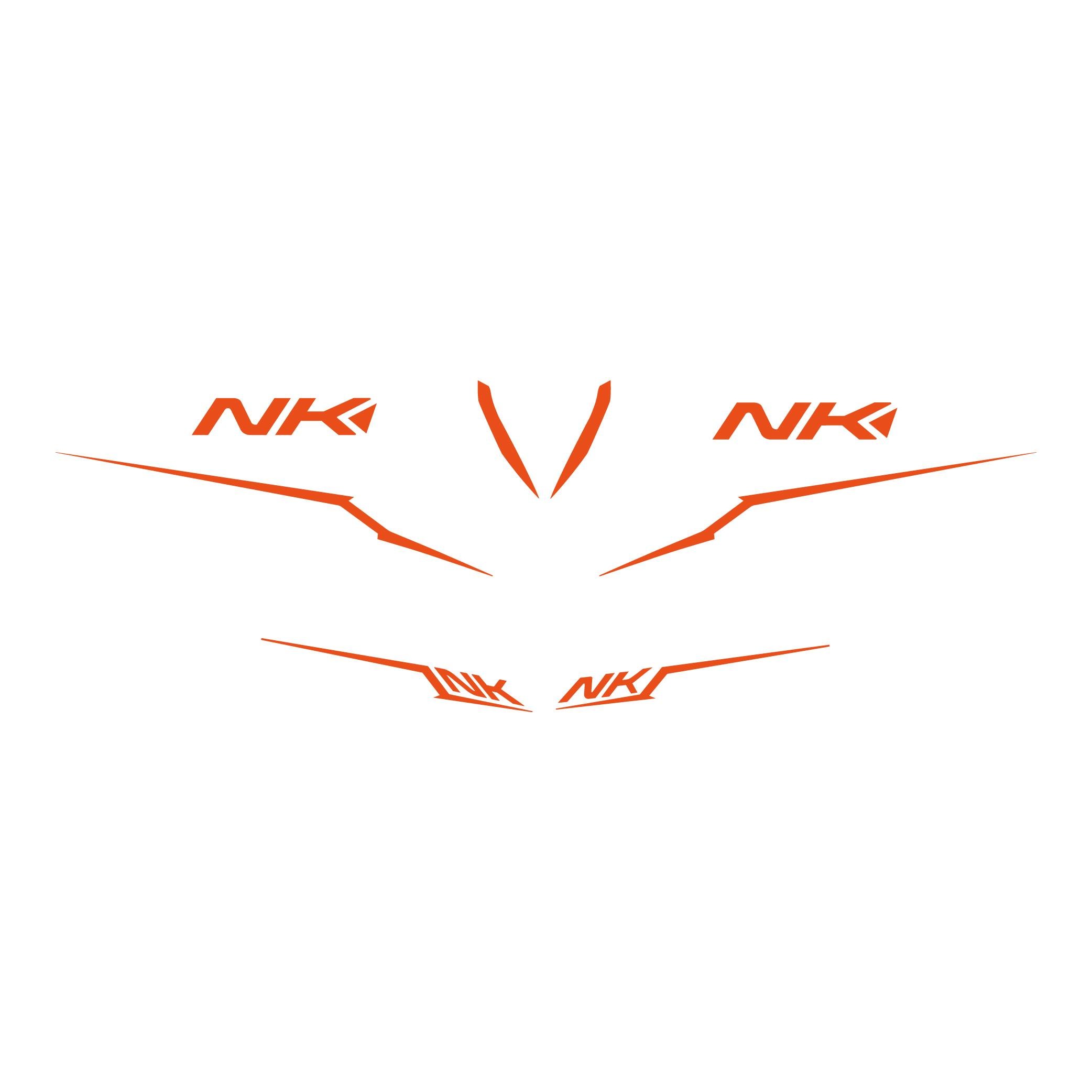 250 NKCF MOTO NK250 Turuncu Orjinal Sticker Etiket Modeli 2022-2024 Model 