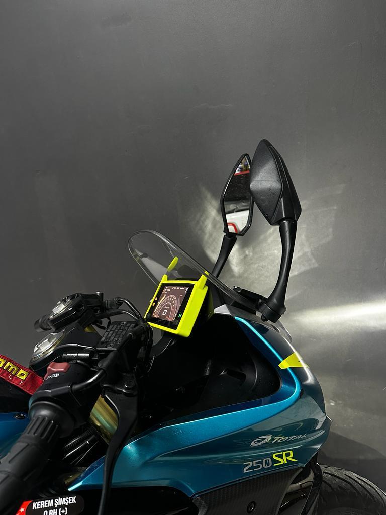 CF MOTO NK250 VE SR250 2019-2023 UYUMLU KM KORUYUCU KILIF SARI