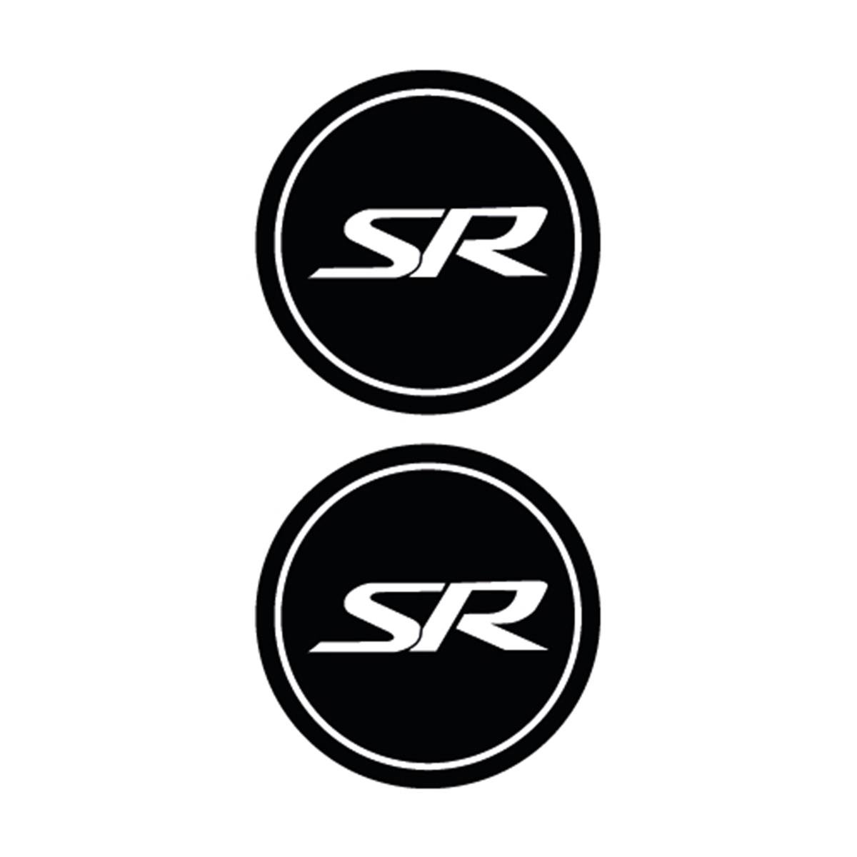 Cf Moto SR Yazılı Koruma Takozu Motosiklet Damla Sticker Modeli